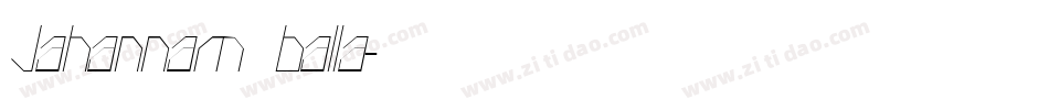 Jahannam balla字体转换